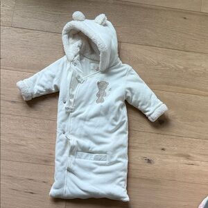 Joe Fresh White Kids Sleep Sack with Bear Ears